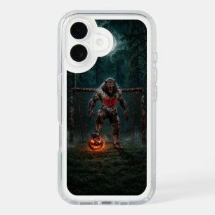 Werewolf Soccer Player Halloween Horror Art iPhone 16 Case