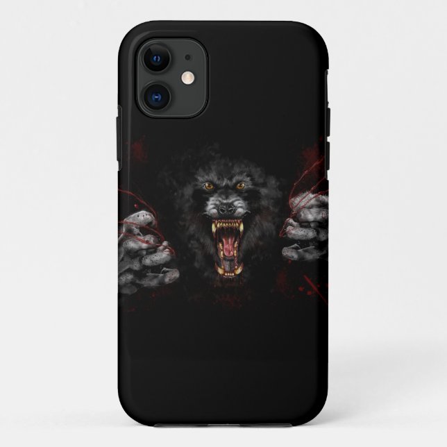Werewolf Tearing Out Your Heart Case-Mate iPhone Case (Back)