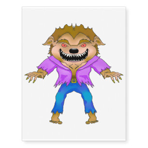 Werewolf Temporary Tattoos