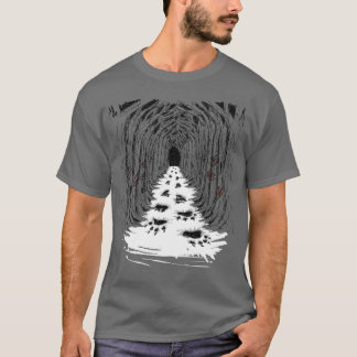 Werewolf Transformation Footprints T-Shirt