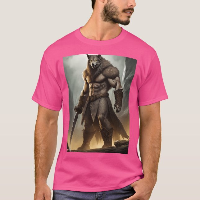 Werewolf Warrior T-Shirt (Front)