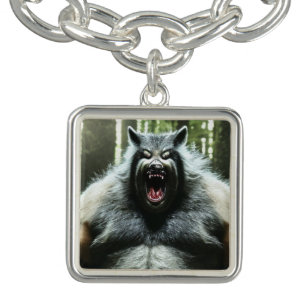 Werewolf Who Ate The Village silver charm bracelet