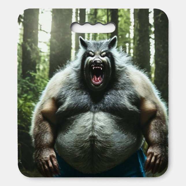 Werewolf Who Ate The Village stadium seat cushion (Front Vertical)