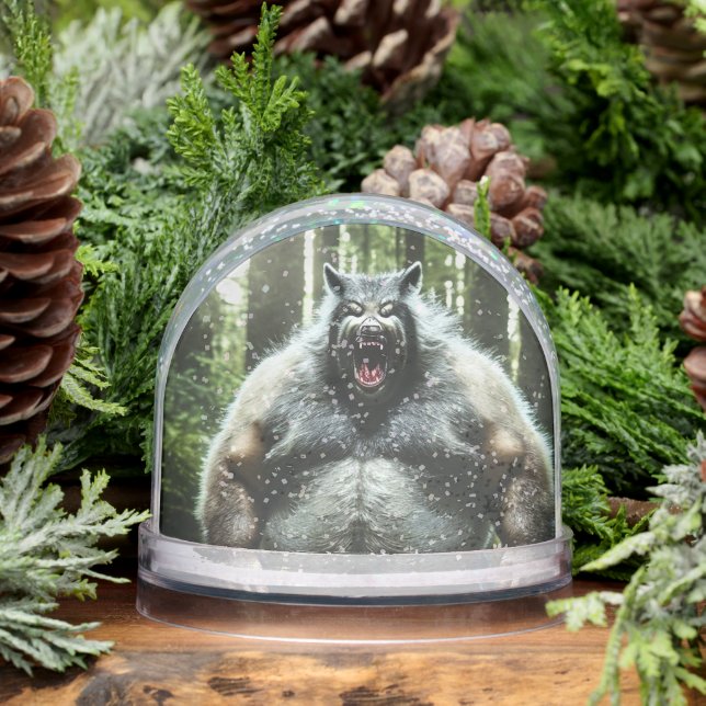 Werewolf Who Ate The Whole Village snow globe (Winter)