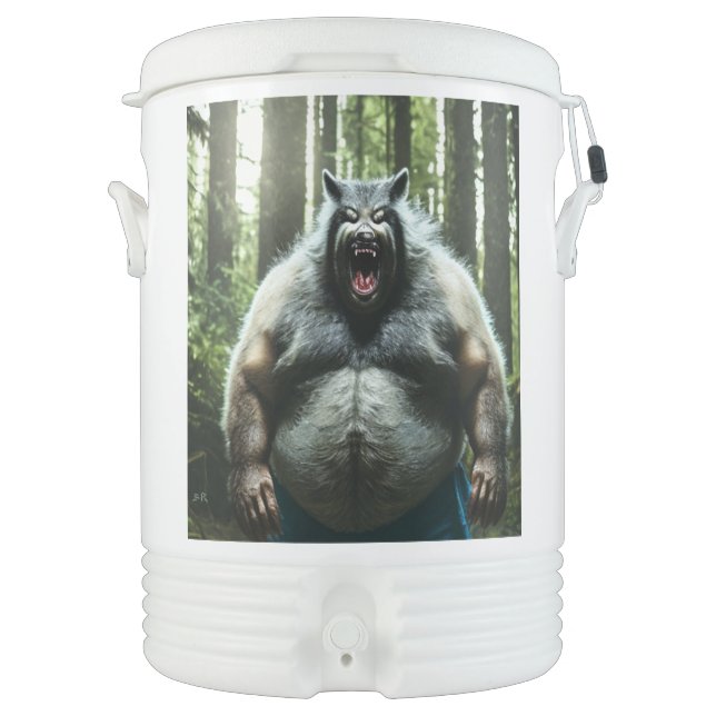 Werewolf Who Ate Village Igloo beverage cooler (Front)