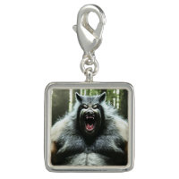 Werewolf Who Ate Village sterling silver sq charm