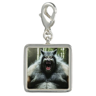 Werewolf Who Ate Village sterling silver sq charm