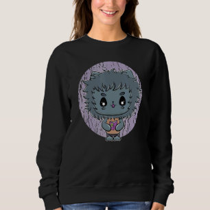 Werewolf Wolf And Book Mythology Lycanthrop For Ha Sweatshirt