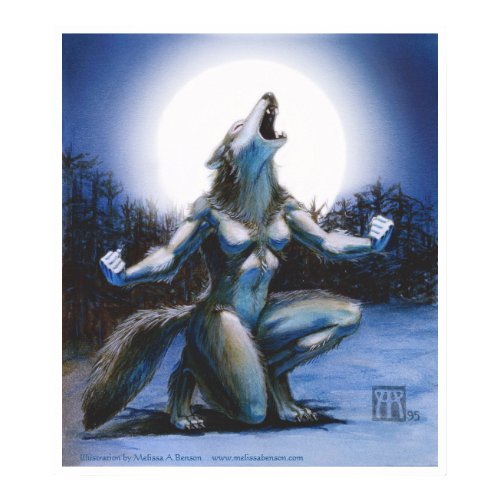 Werewolf Woman print print