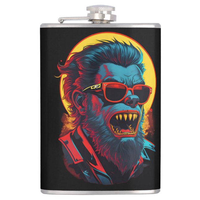 Werewolves Zombie Flask (Front)