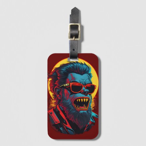 Werewolves Zombie Luggage Tag