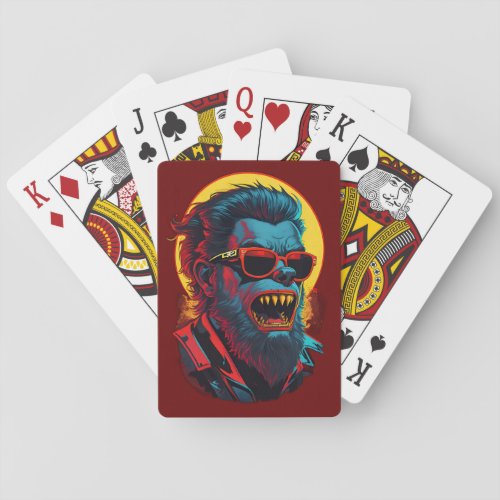 Werewolves Zombie Playing Cards