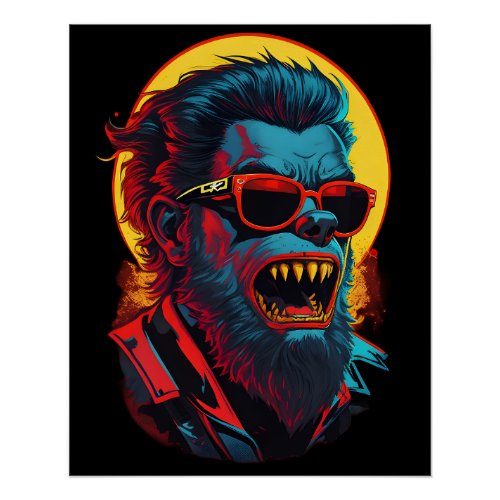 Werewolves Zombie Poster