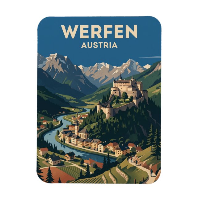 Werfen, Austria Austria Magnet (Vertical)