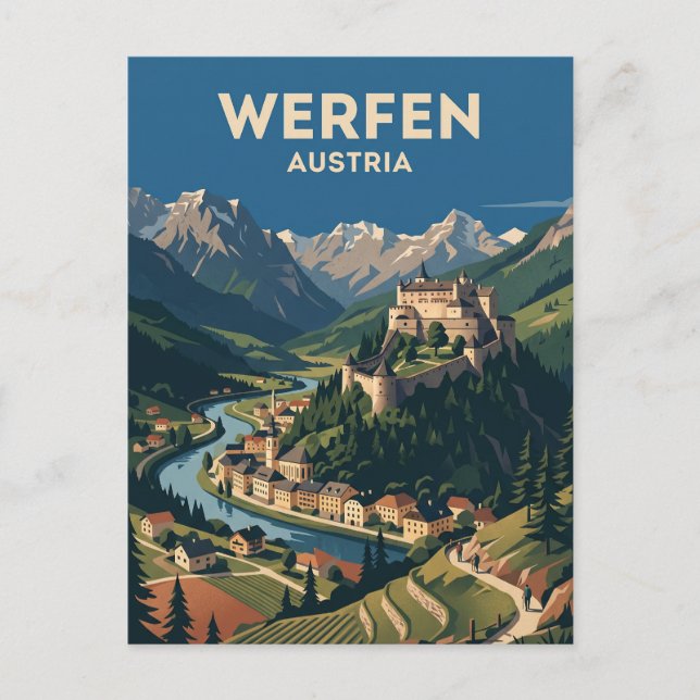 Werfen, Austria Austria Postcard (Front)