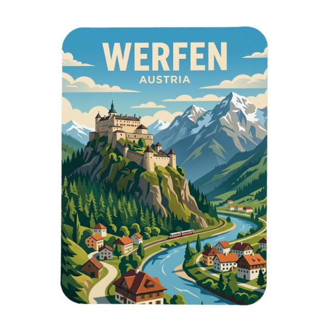 Werfen Austria Magnet (Vertical)