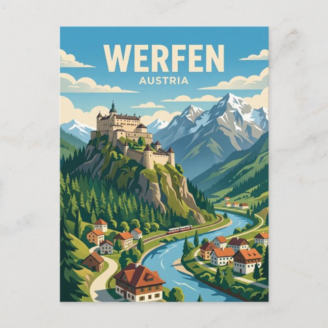 Werfen Austria Postcard (Front)