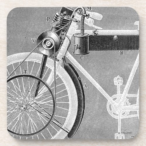 Werner Motorcycle 1898 Coaster
