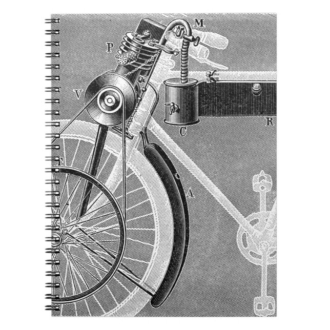 Werner Motorcycle, 1898 Notebook (Front)