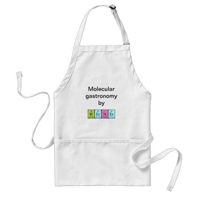 Werner periodic table name apron (Front)