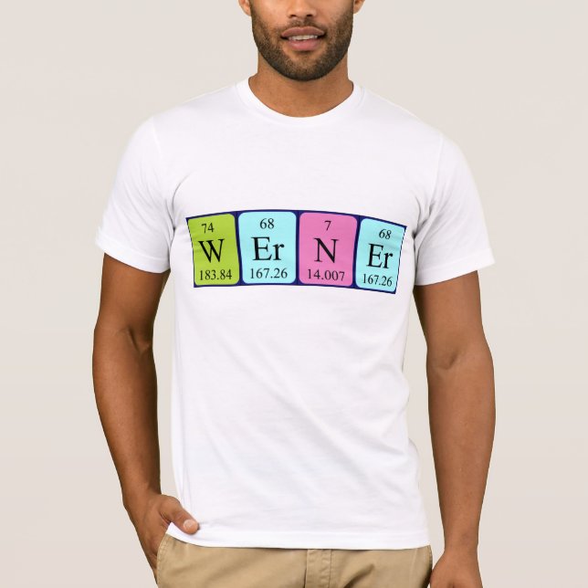 Werner periodic table name shirt (Front)