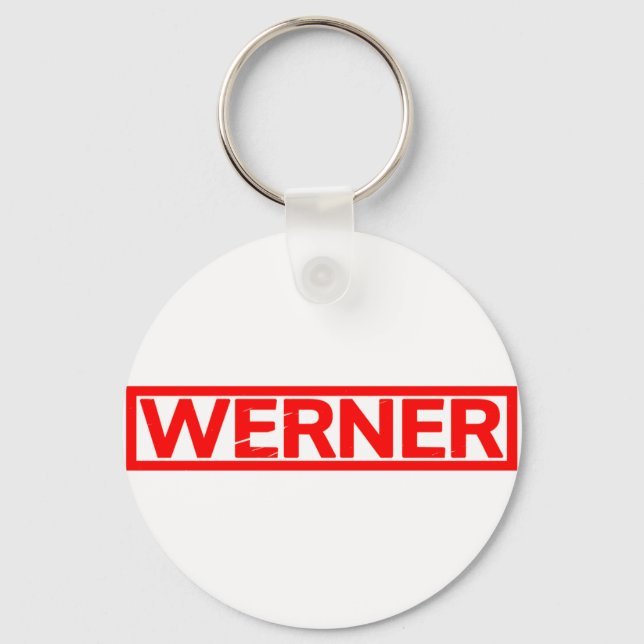 Werner Stamp Keychain (Front)