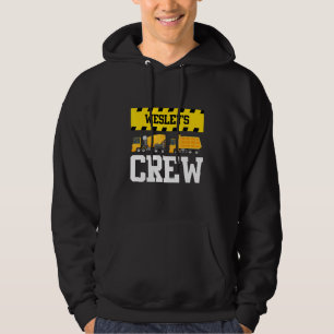 Wesley Construction Crew Custom Dumptruck Dump Tru Hoodie