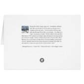 Wesley Hall in Winter, Albion College Note (Back Horizontal)