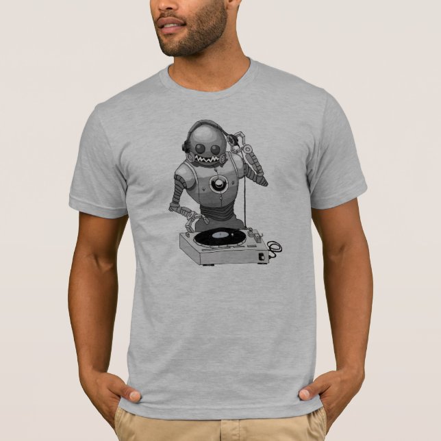 Wesley The Robot DJ Shirt (Front)