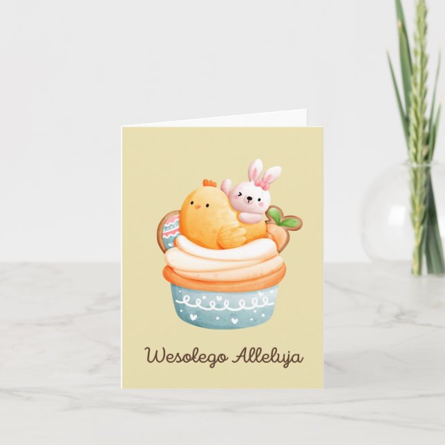 Wesołego Alleluja, Polish Happy Easter  Card (Front)