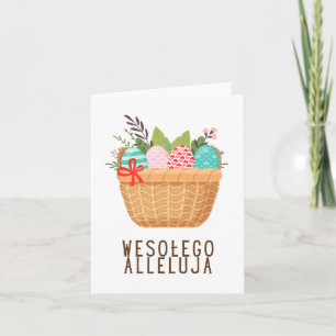 Wesołego Alleluja, Polish Happy Easter Card