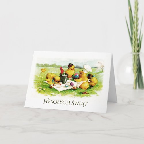 Wesołych Świąt Easter Greeting Cards in Polish