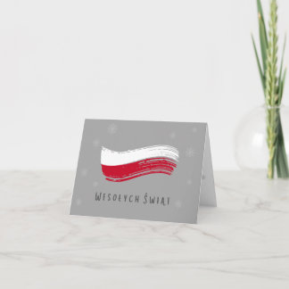 Wesołych Świąt kartka świąteczna Polish Christmas Card
