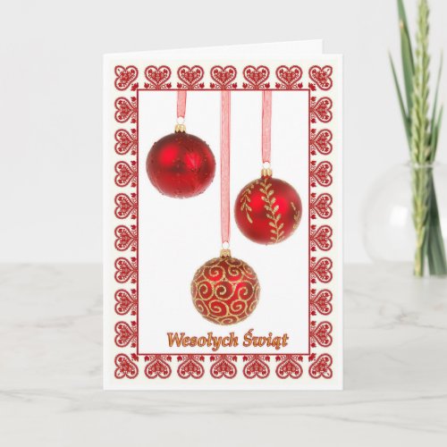 Wesolych Swiat _ Merry Christmas Card