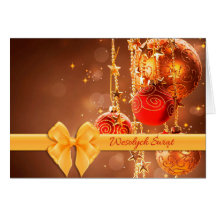 Wesolych Swiat -Merry Christmas Card