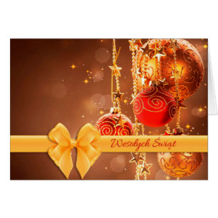 Wesolych Swiat -Merry Christmas Card