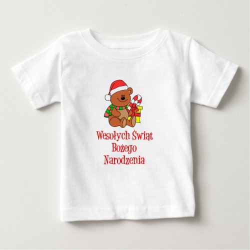 Wesolych Swiat Polish Christmas Baby T_Shirt