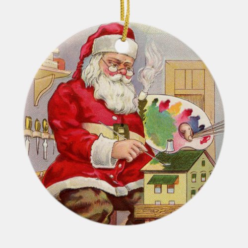 Wesołych Świąt Polish Merry Christmas Decor Ceramic Ornament