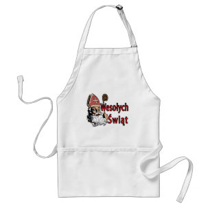 Wesolych Swiat St. Nicholas Adult Apron