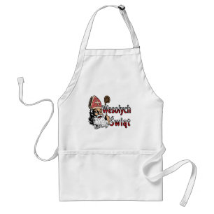 Wesolych Swiat St. Nicholas Adult Apron