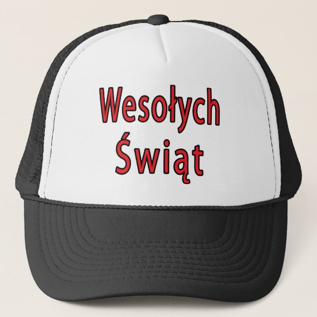 Wesolych Swiat Trucker Hat (Front)