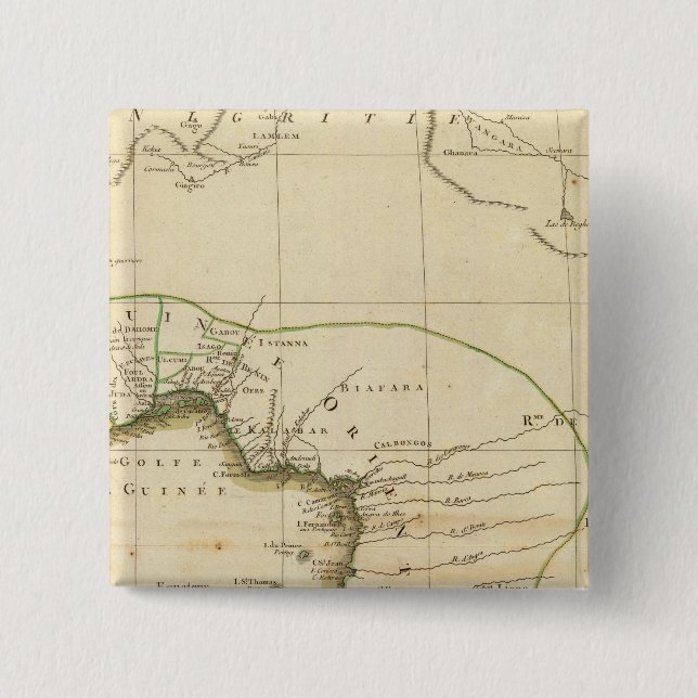West Africa Map Button (Front)