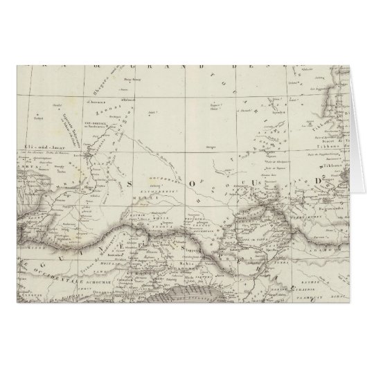 West Africa Map Cards (Front Horizontal)