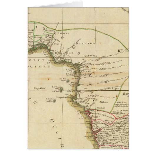 West Africa Map Cards (Front)