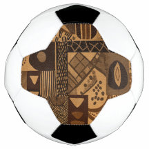 West African design elements in neutral colors