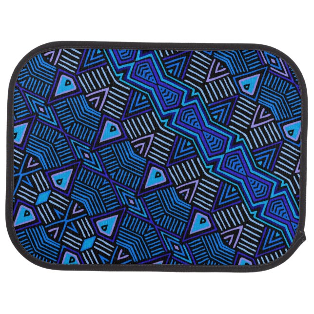 West African Tribal Car Floor Mats (Rear)