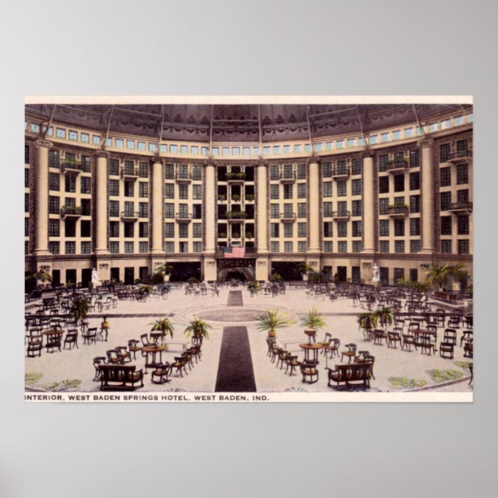 West Baden Indiana West Baden Springs Hotel Print