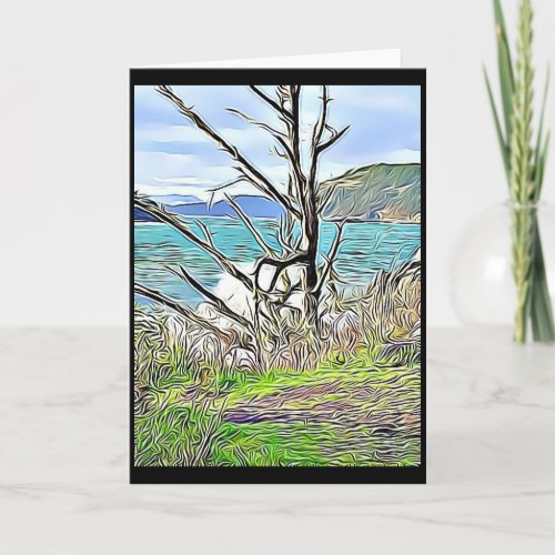 West Beach Whidbey Island Notecard