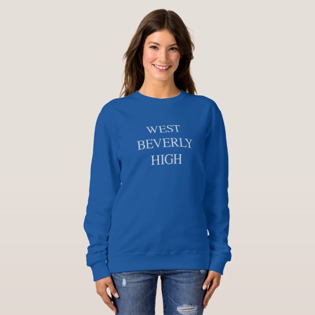 West Beverly Hills High School Sweatshirt 90210 (Front Full)