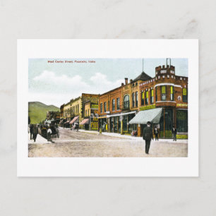 West Center Street, Pocatello, Idaho Postcard